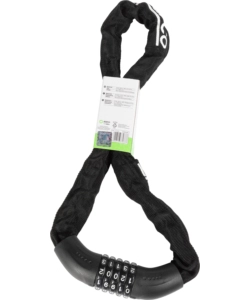 LUCCHETTO A CATENA PER BICICLETTA SPARCO NERO CON COMBINAZIONE